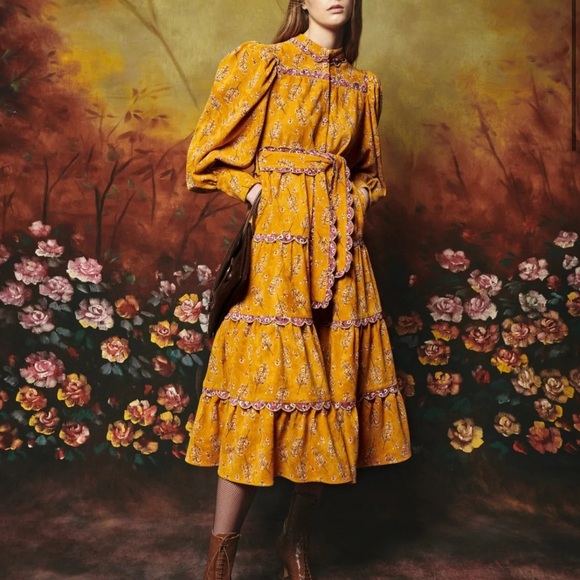 CeliaB Willow corduroy dress New with tags. Size L (8-10) - Picture 3 of 10